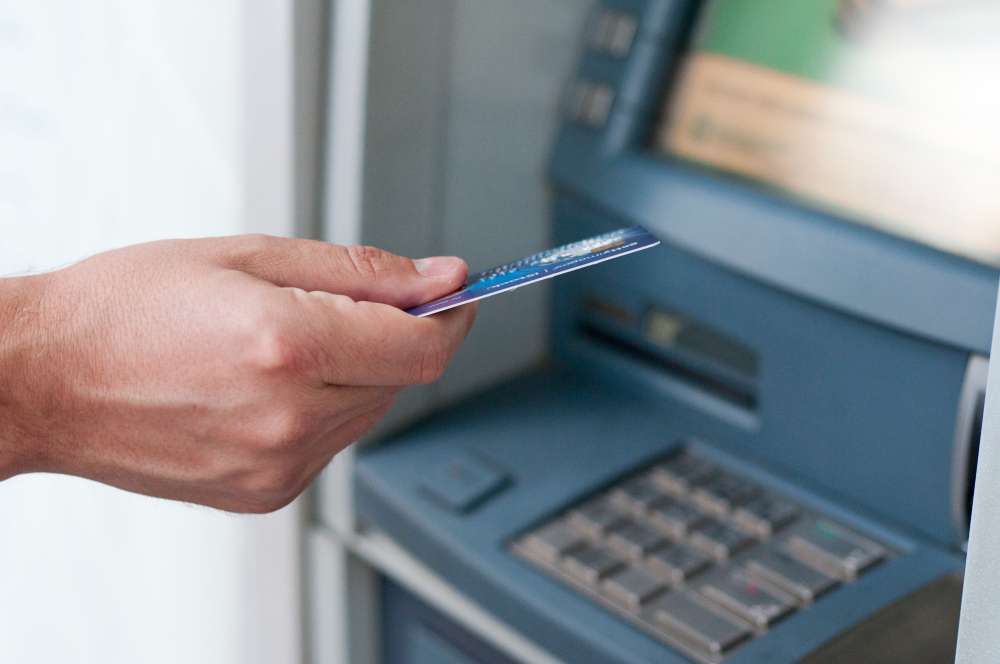 Credit card at ATM